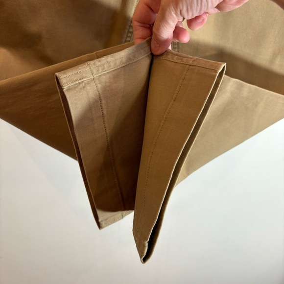 J CREW Sz 12 Chino High Rise Girlfriend 97% Cotton Classic Trousers NEW WITH TAG - Picture 4 of 11